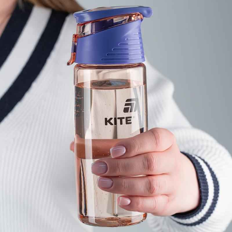 Бутылочка для воды Kite K25-401-4, 550 мл, розовая