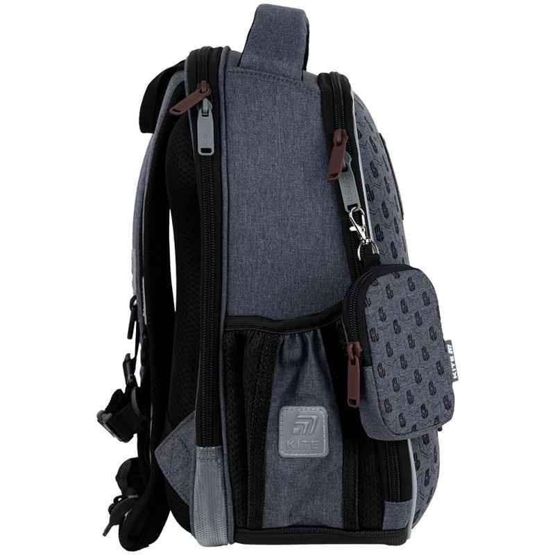 ічна частина рюкзака Kite K25-555S-1 із міцними замками та сітчастими кишенями.