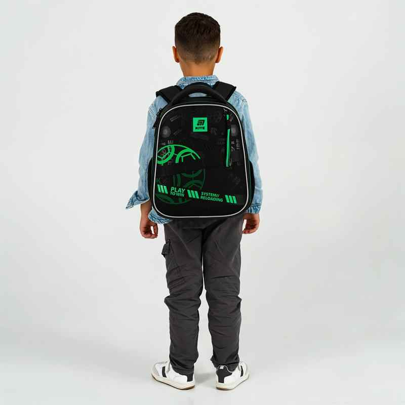 Рюкзак шкільний каркасний Kite Education Play&Win K25-555S-2