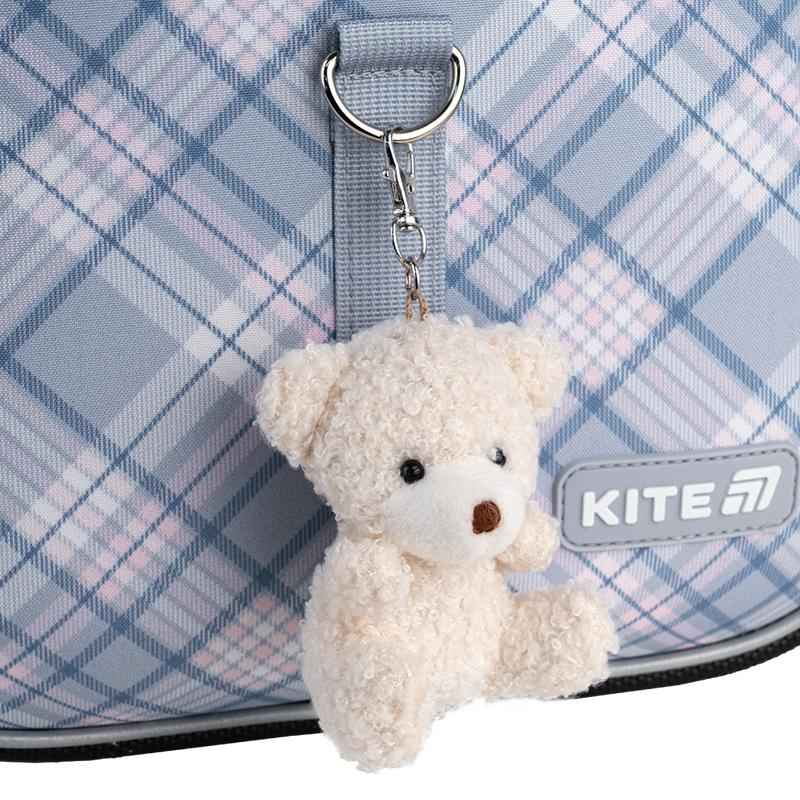 Брелок-ведмедик на рюкзаку Kite K25-555S-6 – милий аксесуар для школярок.