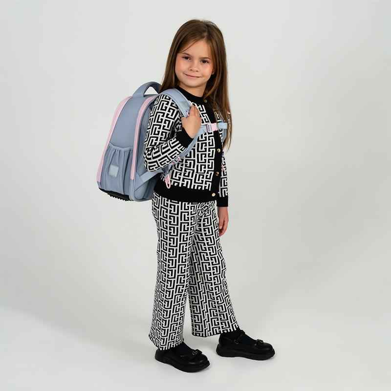 Шкільний рюкзак Kite College Line K25-555S-6 – стильне поєднання ніжного блакитного та рожевого.