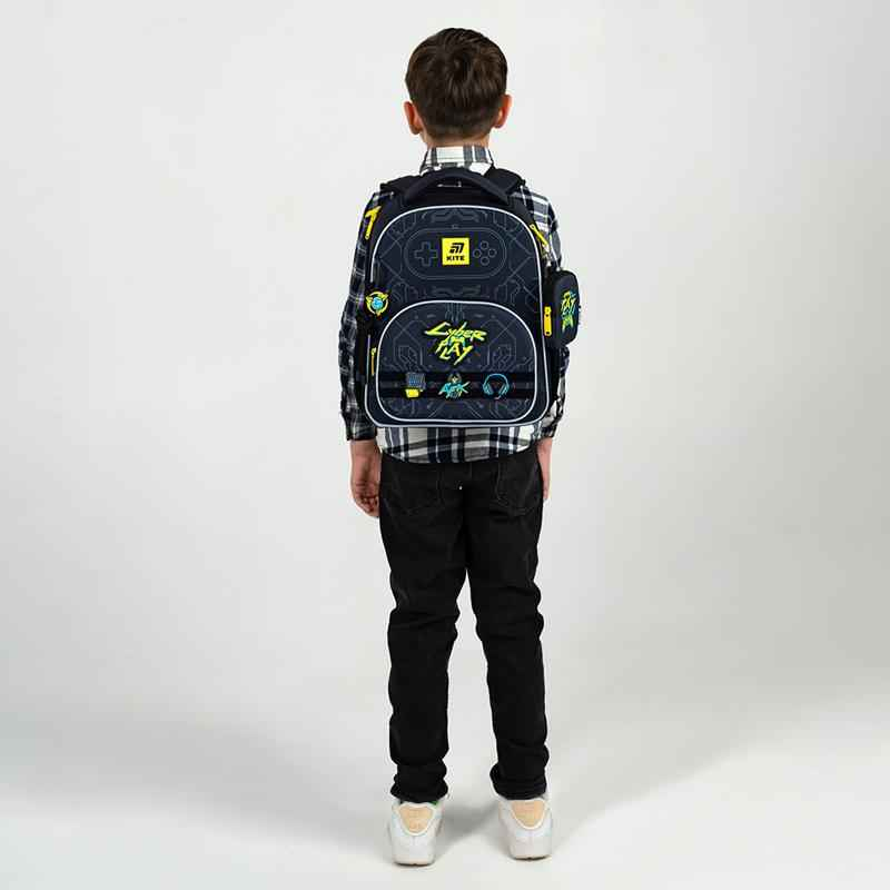 Рюкзак шкільний каркасний Kite Education Cyber K25-556M-2