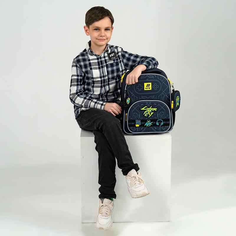 Рюкзак шкільний каркасний Kite Education Cyber K25-556M-2