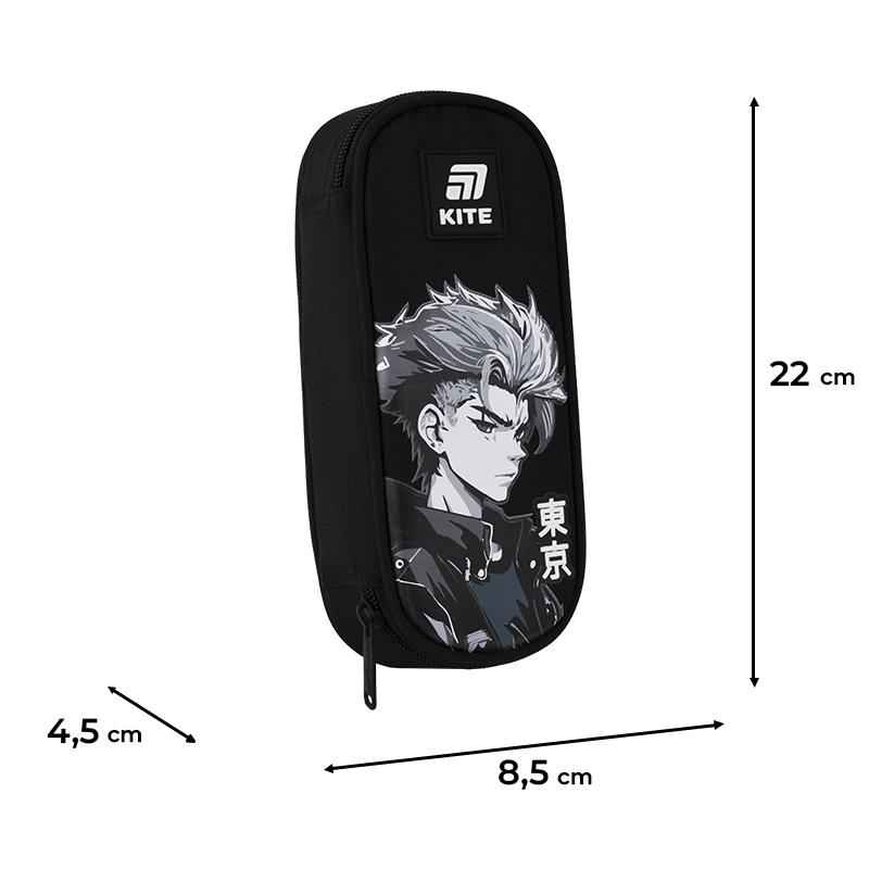 Пенал шкільний Kite Anime Boy K25-599-12