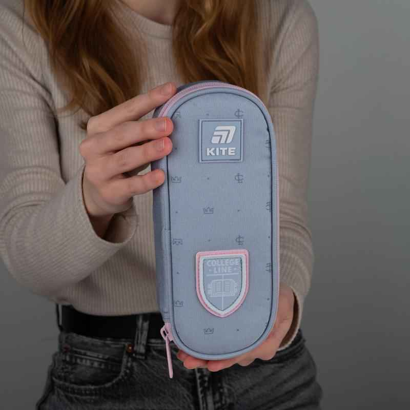 Пенал школьный Kite College Line Girl K25-599-3