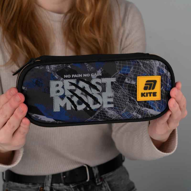 Пенал шкільний Kite Beast mode K25-599-8