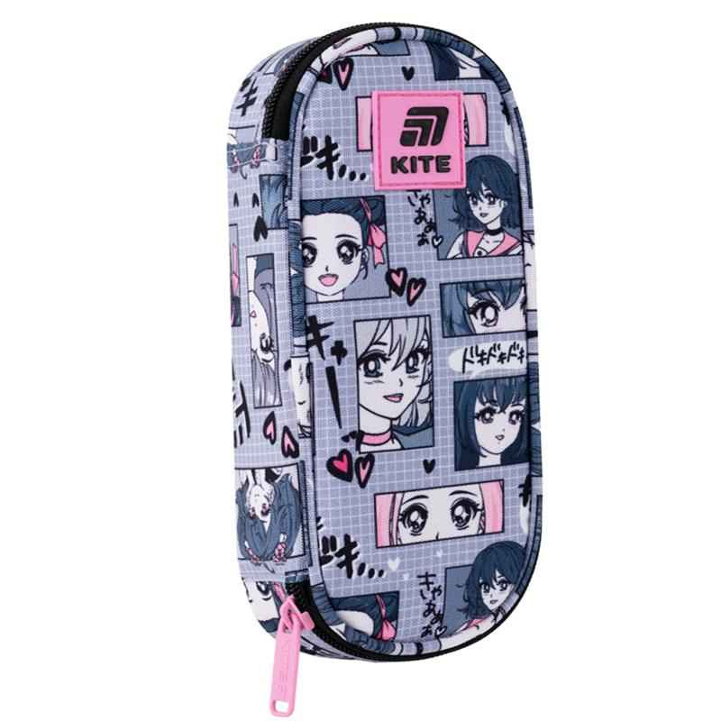 Пенал шкільний Kite Anime Girl K25-599-9