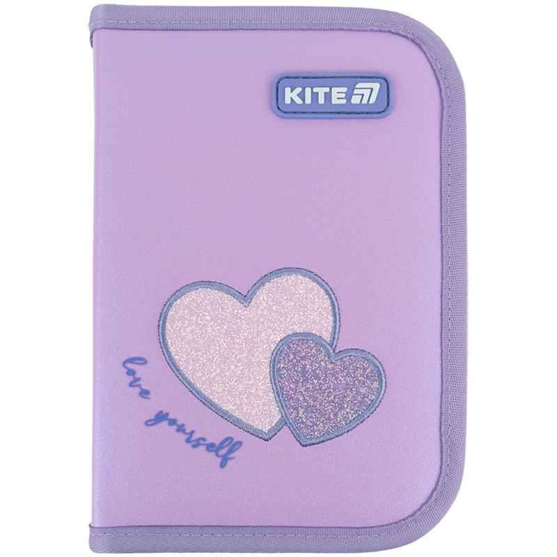 Пенал шкільний Kite Sweetheart K25-621-1 без наповнення,1 відділення, 1 відворот