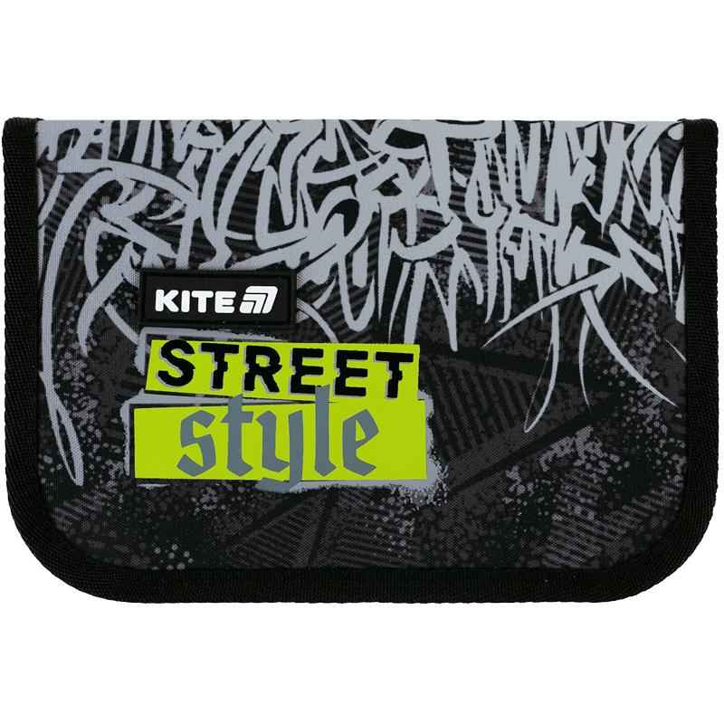 Пенал шкільний Kite Street Style K25-621-6 без наповнення,1 відділення, 1 відворот
