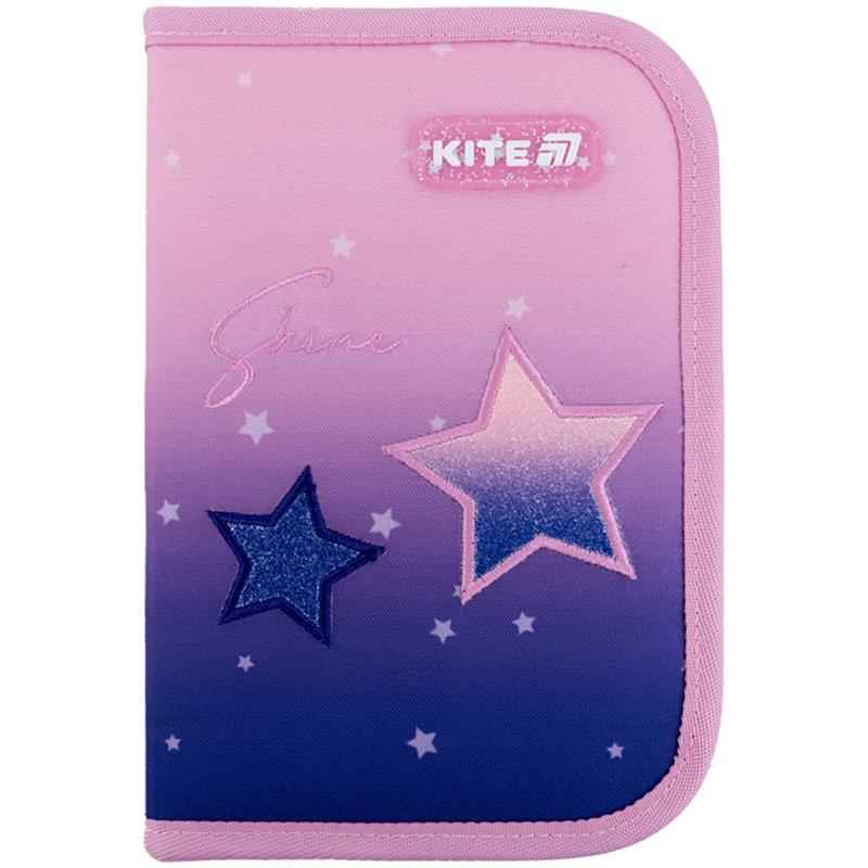 Пенал шкільний Kite Sparkling K25-622-1 без наповнення 1 відділення, 2 відворота