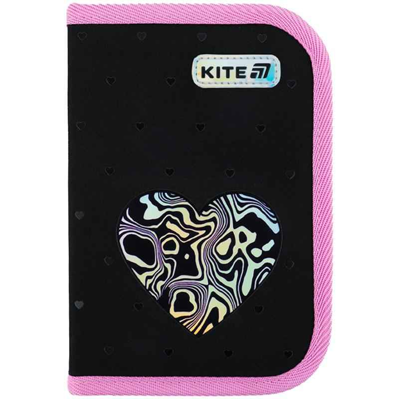 Пенал шкільний Kite Love is K25-622-3 без наповнення,1 відділення, 2 відворота