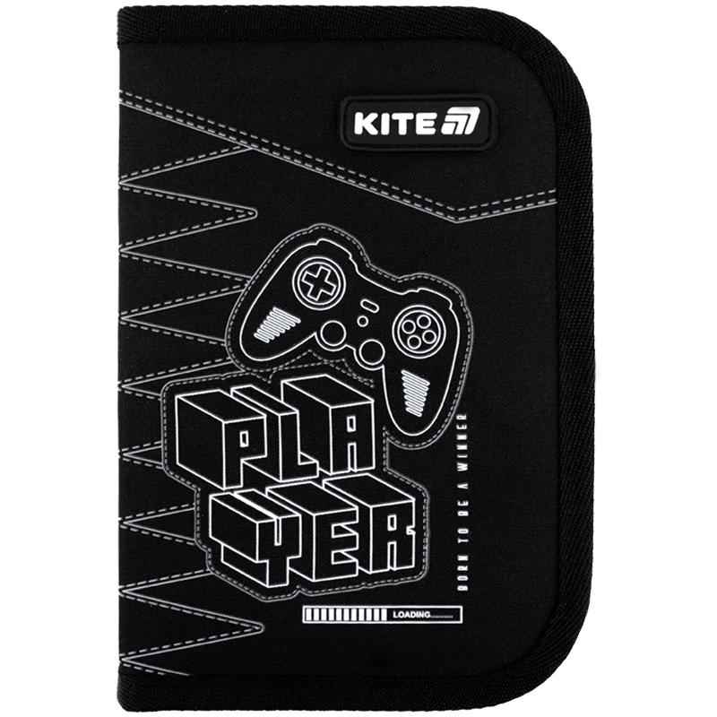 Пенал шкільний Kite Player K25-622-6 без наповнення,1 відділення, 2 відворота