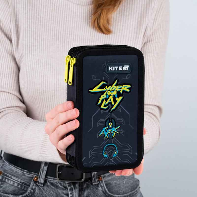 Пенал без наповнення Kite Cyber K25-623-4, 2 відділення