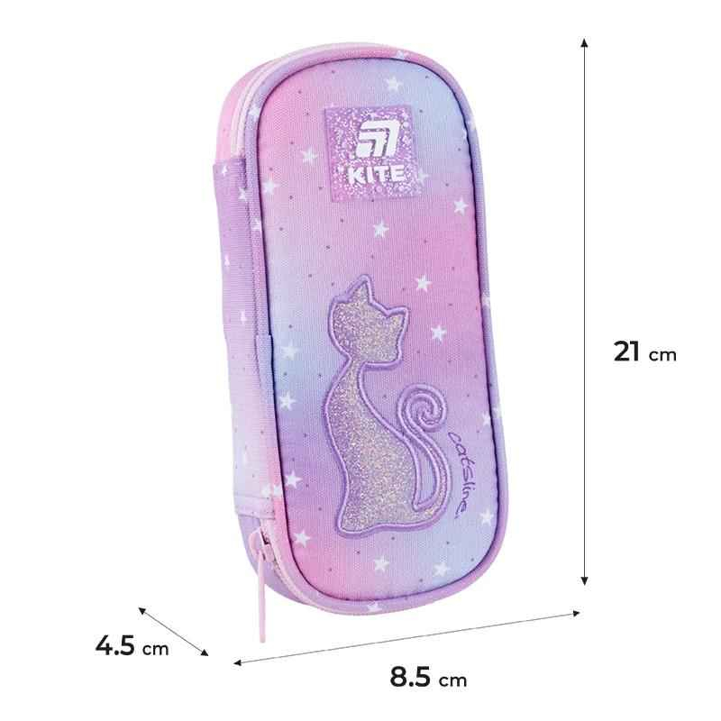 Пенал шкільний Kite Catsline K25-662-19