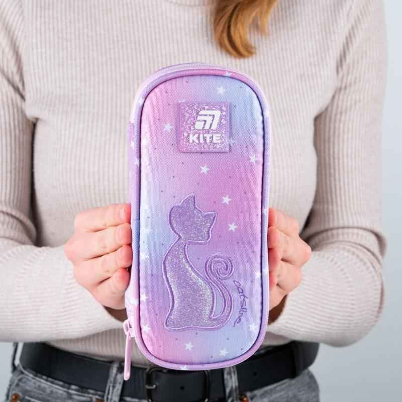 Пенал шкільний Kite Catsline K25-662-19