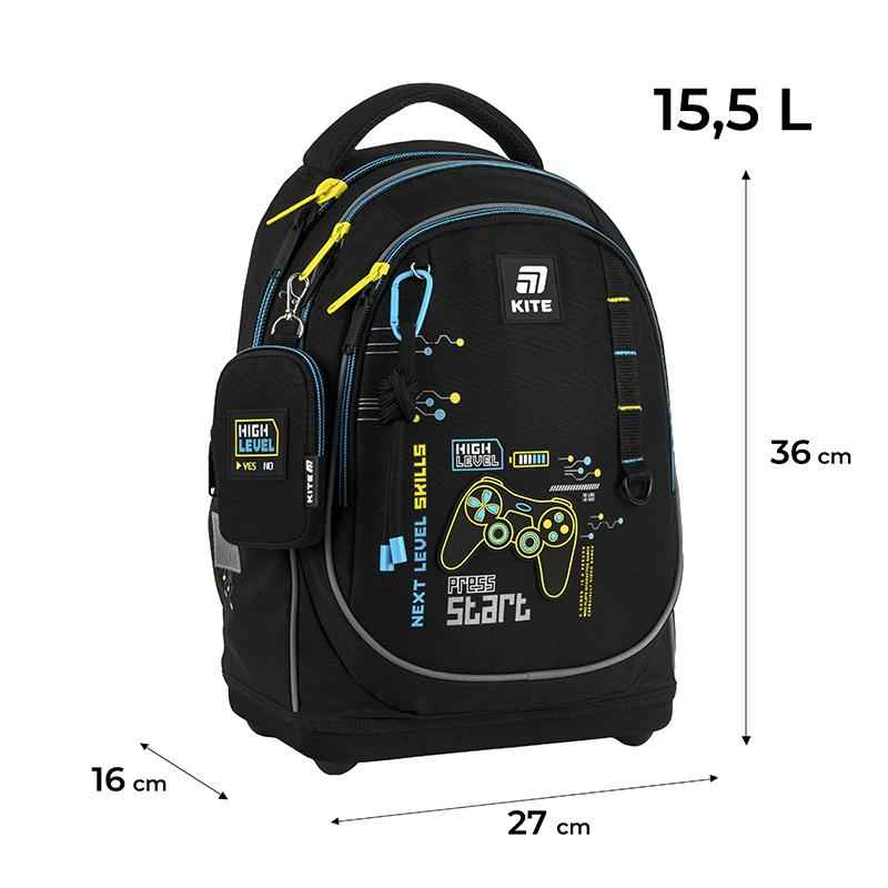 Рюкзак шкільний Kite Education Good Game K25-724S-4