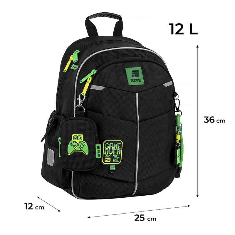 Рюкзак шкільний Kite Education Game Over K25-771S-4