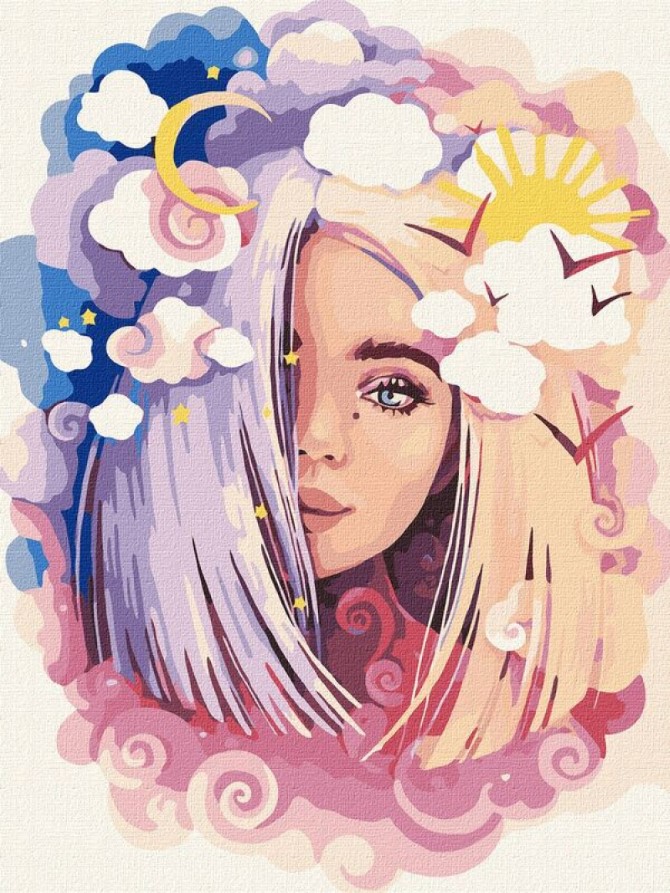 Картина за номерами Ідейка День і ніч ©lesya_nedzelska_art KHO4946
