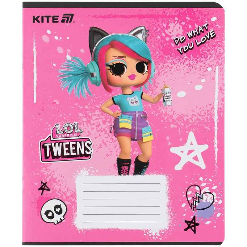 Тетрадь школьная Kite LOL LO25-234, 12 листов, линия