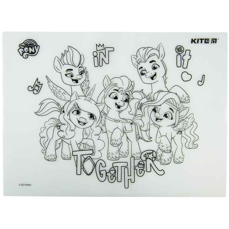 Підкладка розмальовка Kite My Little Pony LP22-424