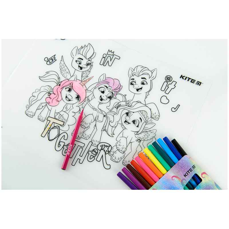Підкладка розмальовка Kite My Little Pony LP22-424