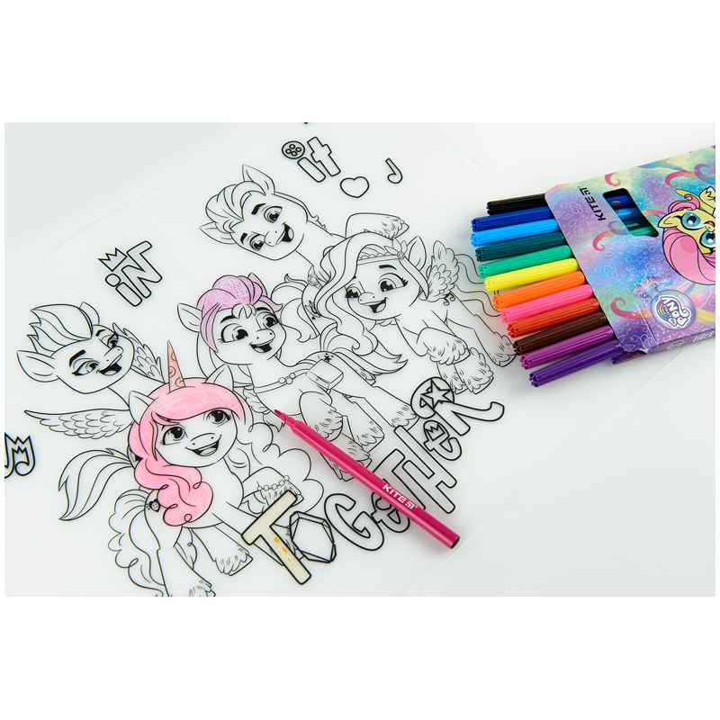 Підкладка розмальовка Kite My Little Pony LP22-424