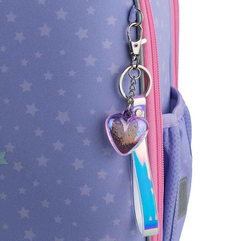 Стильний брелок та міцні блискавки на рюкзаку Kite LP25-555S My Little Pony
