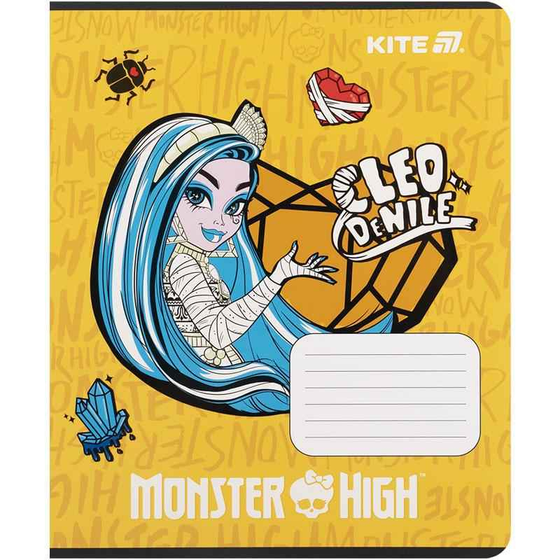 Зошит шкільний Kite Monster High MH25-232, 12 аркушів, клітинка