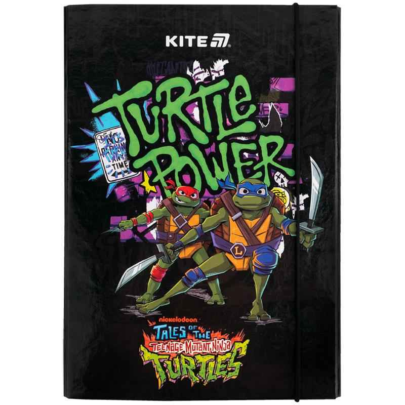Папка для зошитів на гумці Kite Ninja Turtles NT25-210, картон