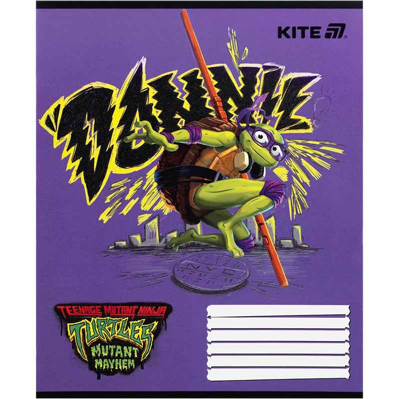 Зошит шкільний Kite Ninja Turtles NT25-235, 12 аркушів, коса лінія