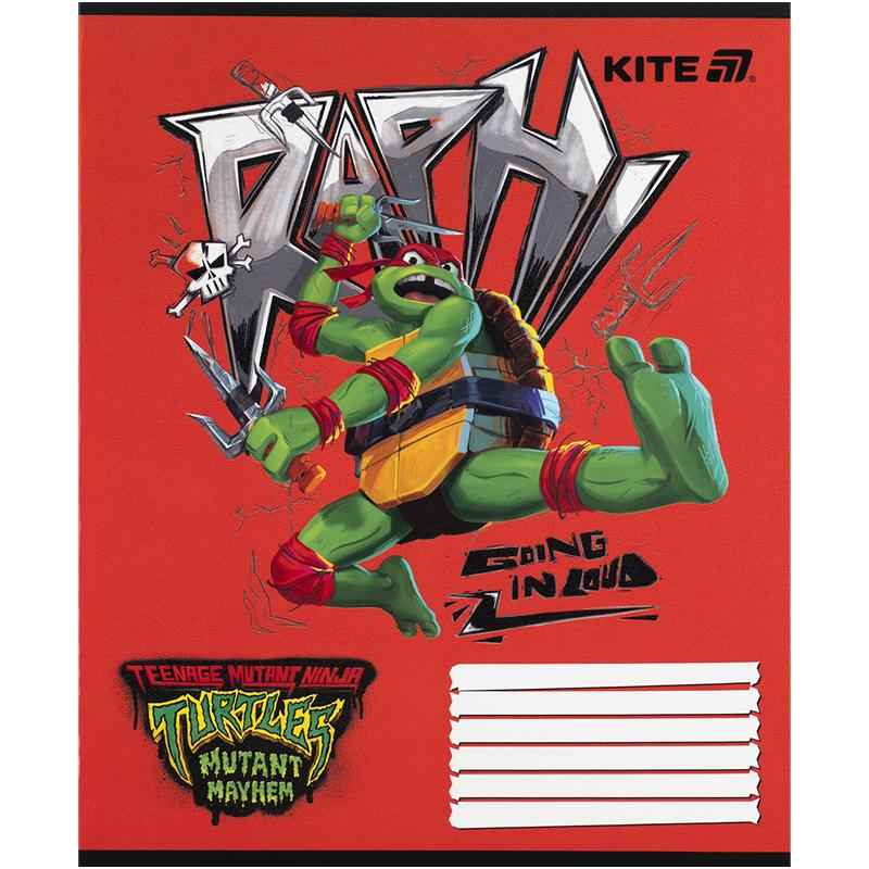 Зошит шкільний Kite Ninja Turtles NT25-235, 12 аркушів, коса лінія