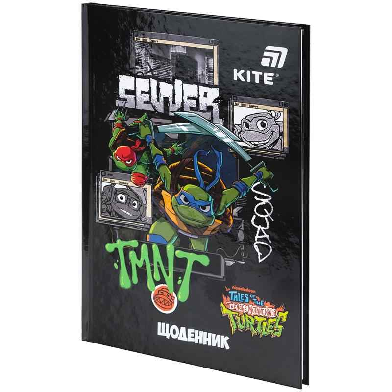 Дневник школьный Kite Ninja Turtles NT25-262, твёрдая обложка