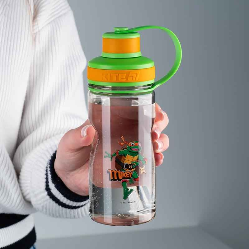 Пляшечка для води Kite Ninja Turtles NT25-397, 500 мл, сіра