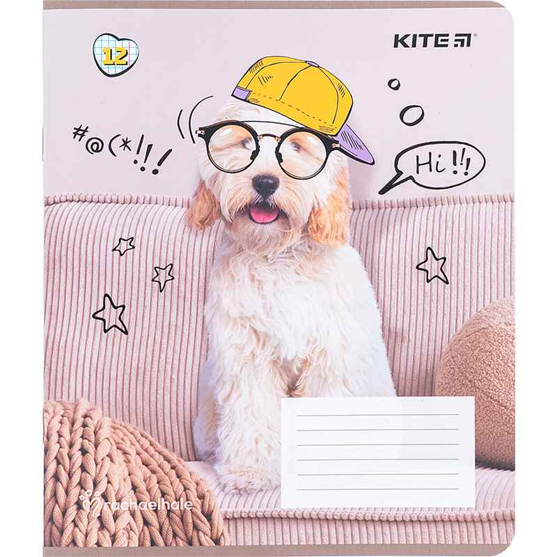Тетрадь школьная Kite Rachael Hale R24-232, 12 листов, клетка