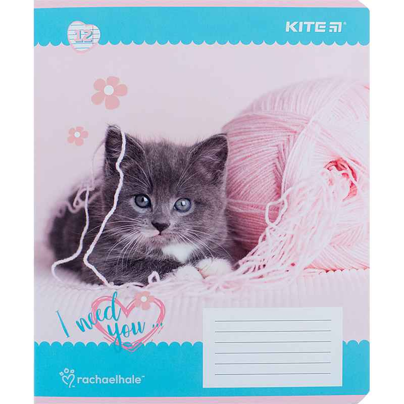 Тетрадь школьная Kite Rachael Hale R24-234, 12 листов, в линию