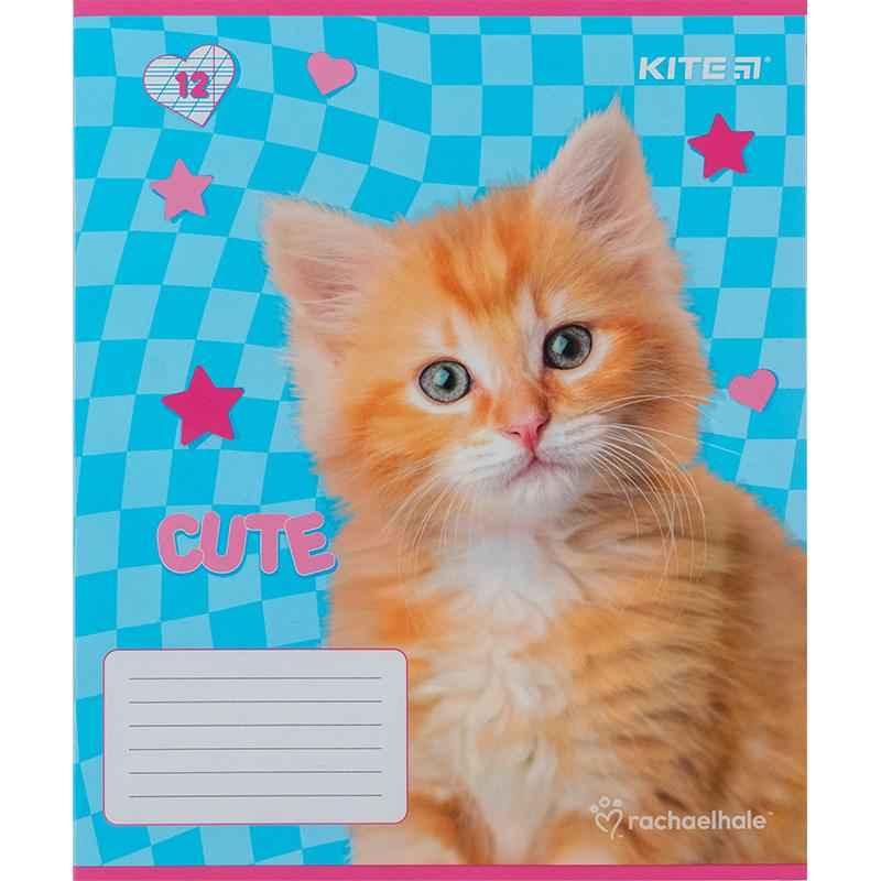 Тетрадь школьная Kite Rachael Hale R24-235, 12 листов, в косую линию