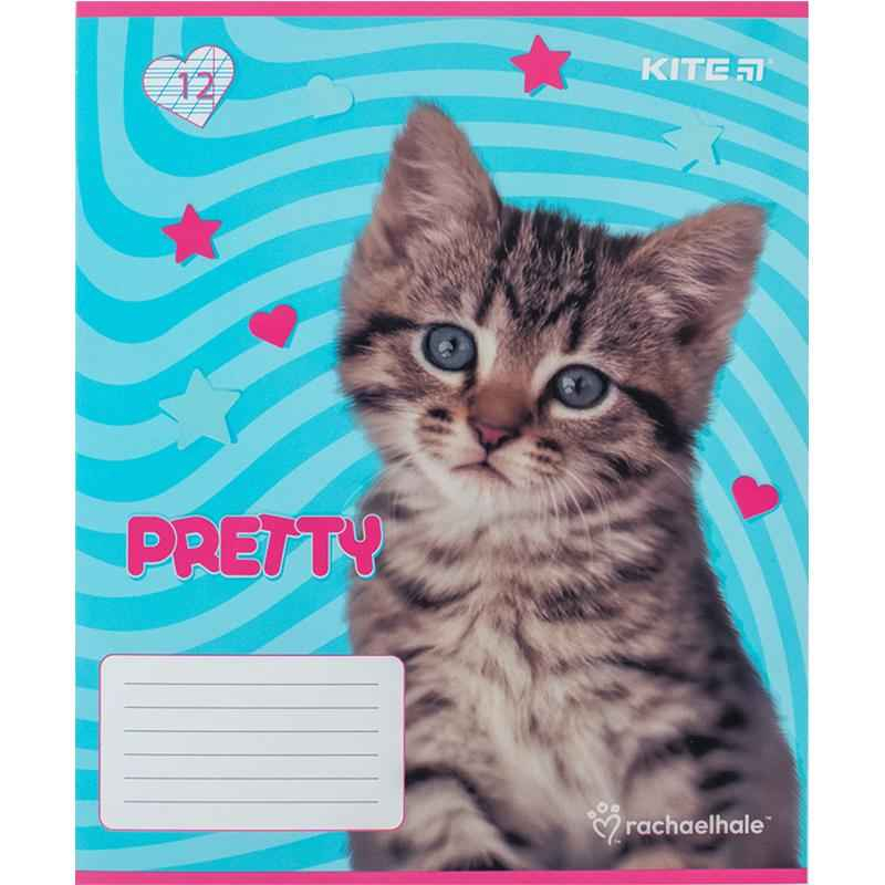 Тетрадь школьная Kite Rachael Hale R24-235, 12 листов, в косую линию