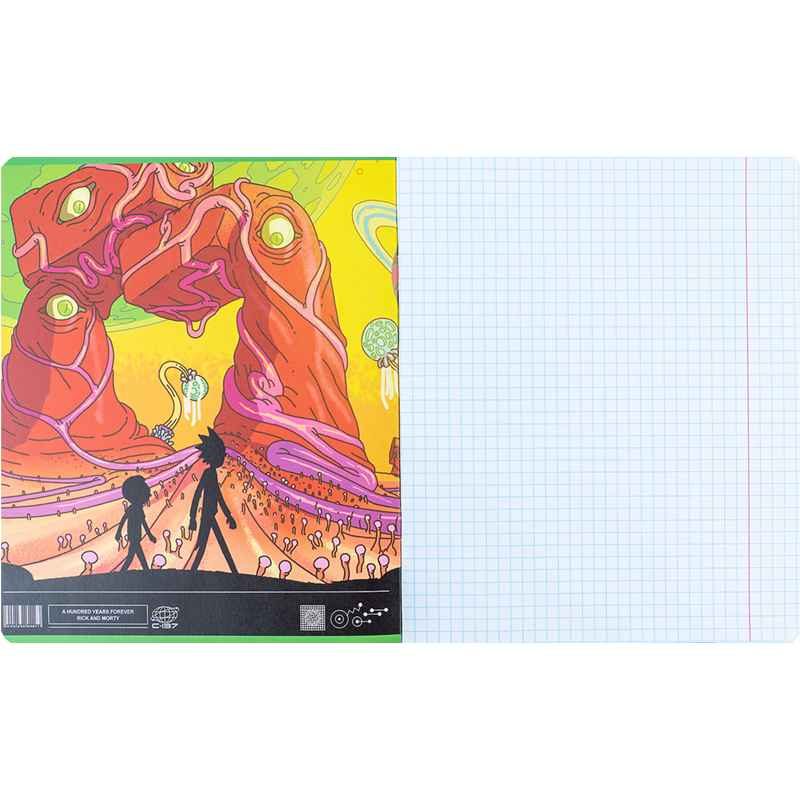 Зошит шкільний Kite Rick and Morty RM24-236, 18 аркушів, клітинка