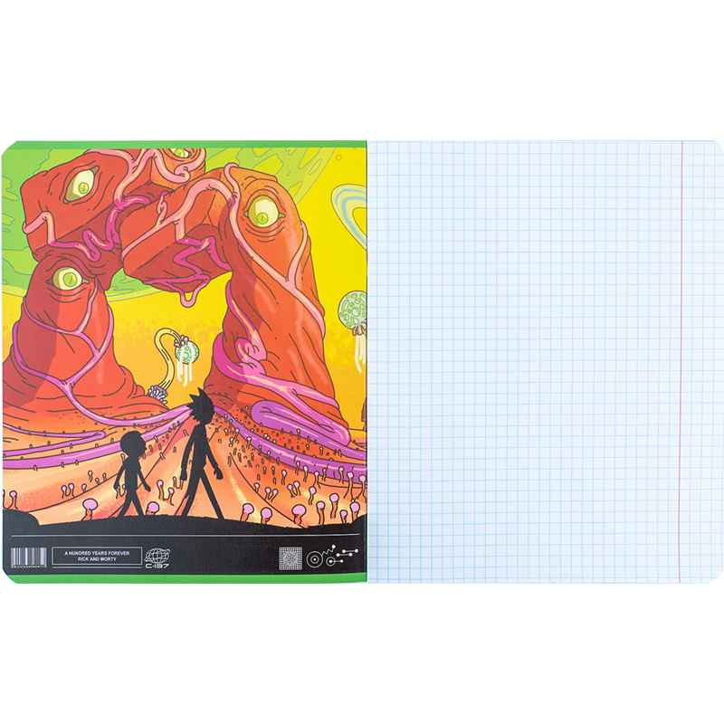 Зошит шкільний Kite Rick and Morty RM24-236, 18 аркушів, клітинка