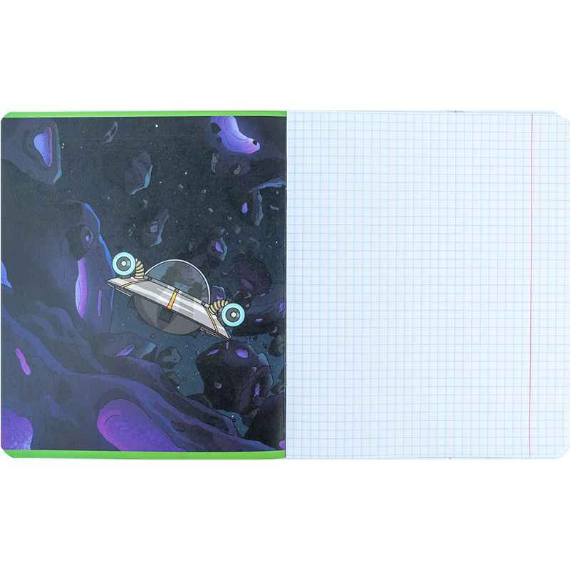Зошит шкільний Kite Rick and Morty RM24-236, 18 аркушів, клітинка