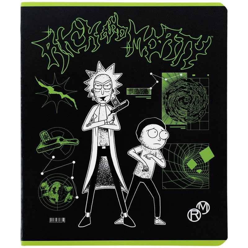 Зошит шкільний Kite Rick and Morty RM24-259, 48 аркушів, клітинка