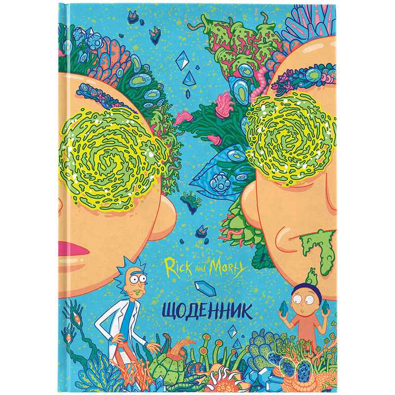 Щоденник шкільний Kite Rick and Morty RM24-262, тверда обкладинка
