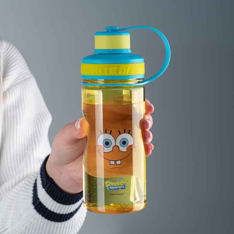 Пляшечка для води Kite Sponge Bob SB25-397, 500 мл, жовта