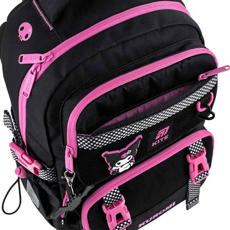 Шкільний набір Kite Kuromi SET_HK25-1022M (рюкзак, пенал, сумка)