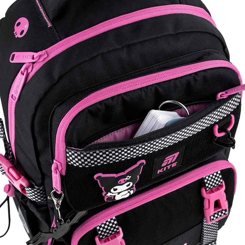 Шкільний набір Kite Kuromi SET_HK25-1022M (рюкзак, пенал, сумка)