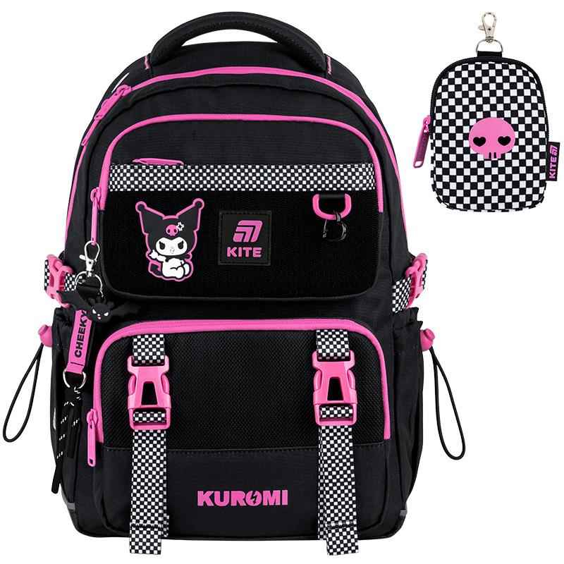 Шкільний набір Kite Kuromi SET_HK25-1022M (рюкзак, пенал, сумка)