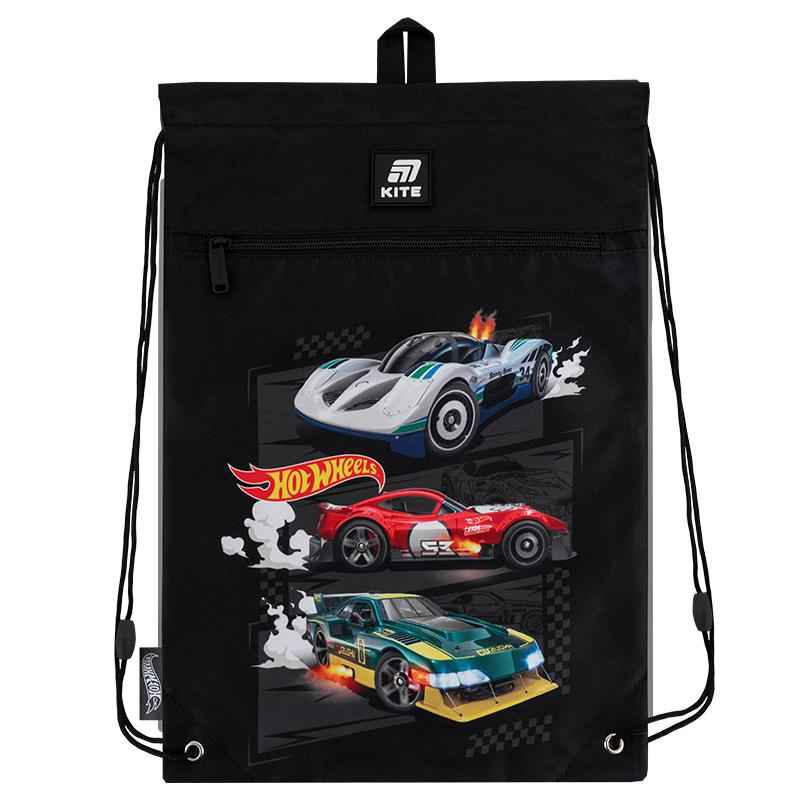 Шкільний набір Kite Hot Wheels SET_HW25-555S (рюкзак, пенал, сумка)