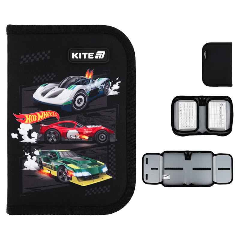 Шкільний набір Kite Hot Wheels SET_HW25-555S (рюкзак, пенал, сумка)