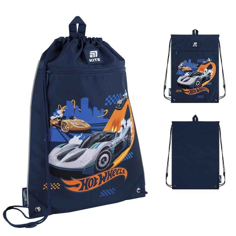 Школьный набор Kite Hot Wheels SET_HW25-724S (рюкзак, пенал, сумка)
