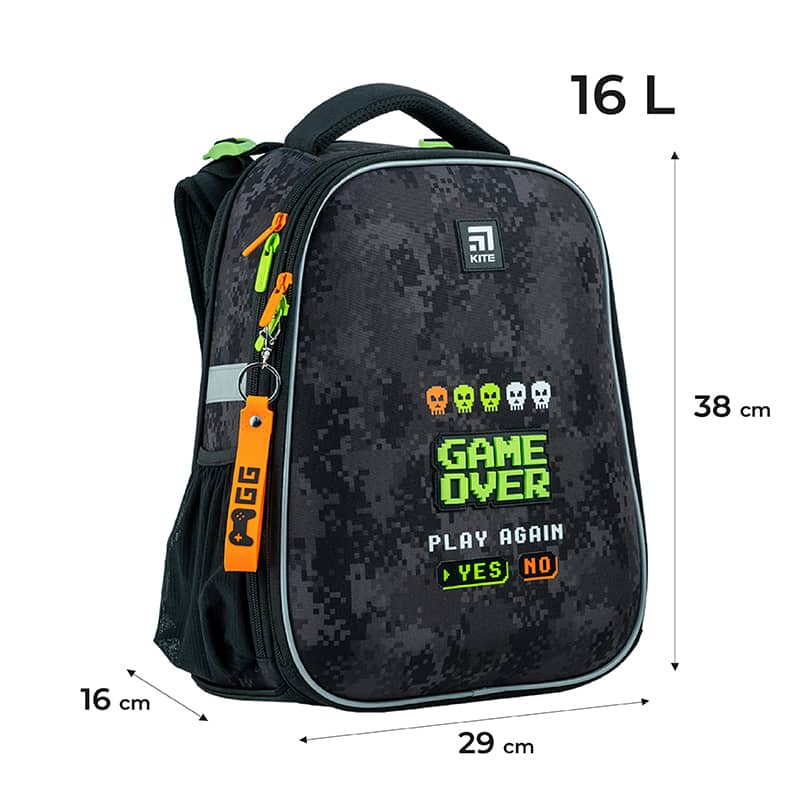 Школьный набор Kite Game Over SET_K24-531M-6 (рюкзак, пенал, сумка)